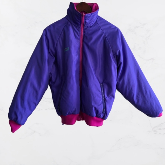 Vintage Columbia reversible pink and purple jacket